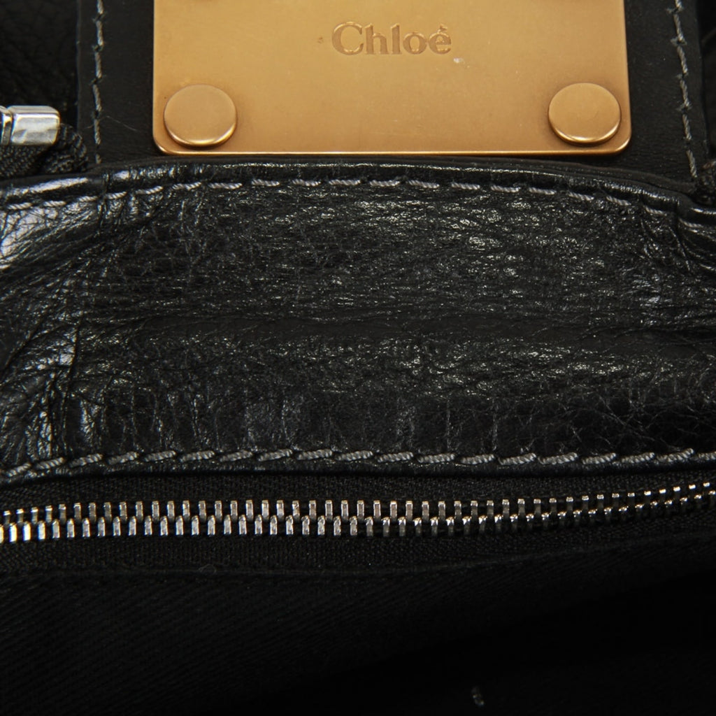 Authentic Chloe Black Paddington Satchel Shoulder/Hand bag