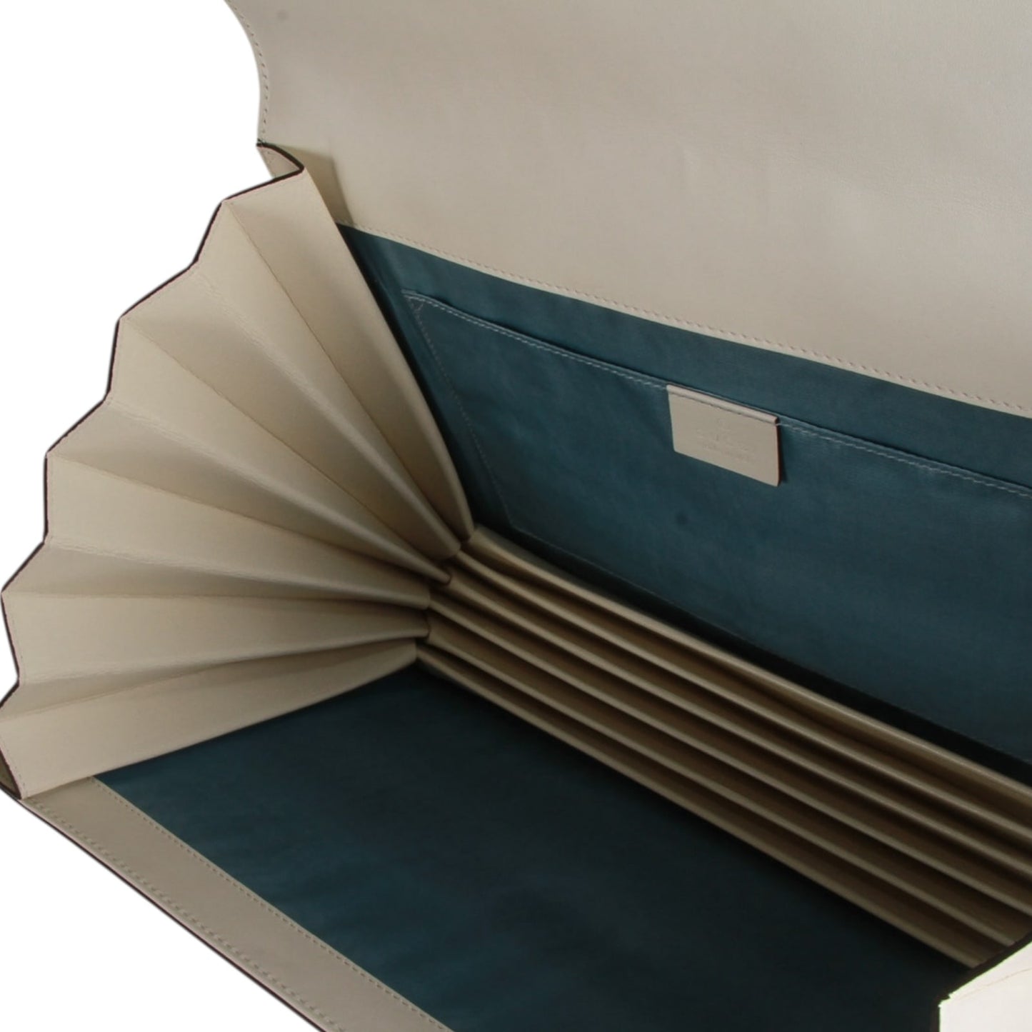 Authentic Gucci Key Lock Flap Portfolio Limited Edition Printed Leather