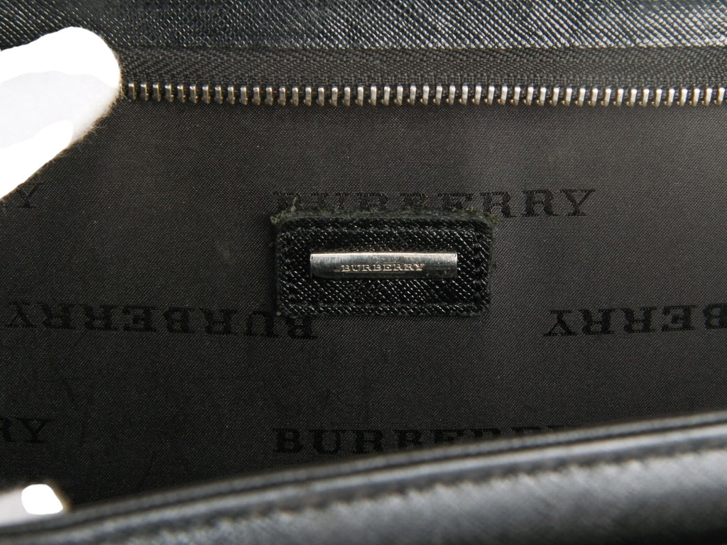 Authentic Burberry soft briefcase business hand bag