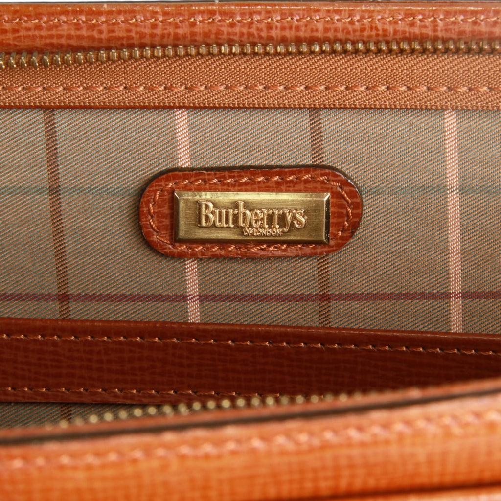 Authentic Burberry mens soft briefcase business bag