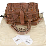 Authentic Chloe Elvire bag in Elephant/Taupe
