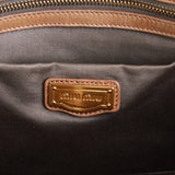 Authentic Miu Miu tan leather 2 way tote bag