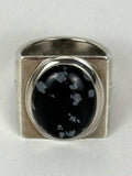 Authentic Louis Vuitton Chevalier Obsidian Ring