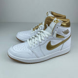Nike Jordan 1 Retro High OG Metallic Gold (Women's) - EU 42.5/UK 8/US 10.5/CM 27.5