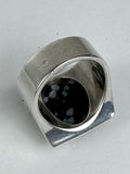 Authentic Louis Vuitton Chevalier Obsidian Ring