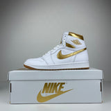 Nike Jordan 1 Retro High OG Metallic Gold (Women's) - EU 42.5/UK 8/US 10.5/CM 27.5