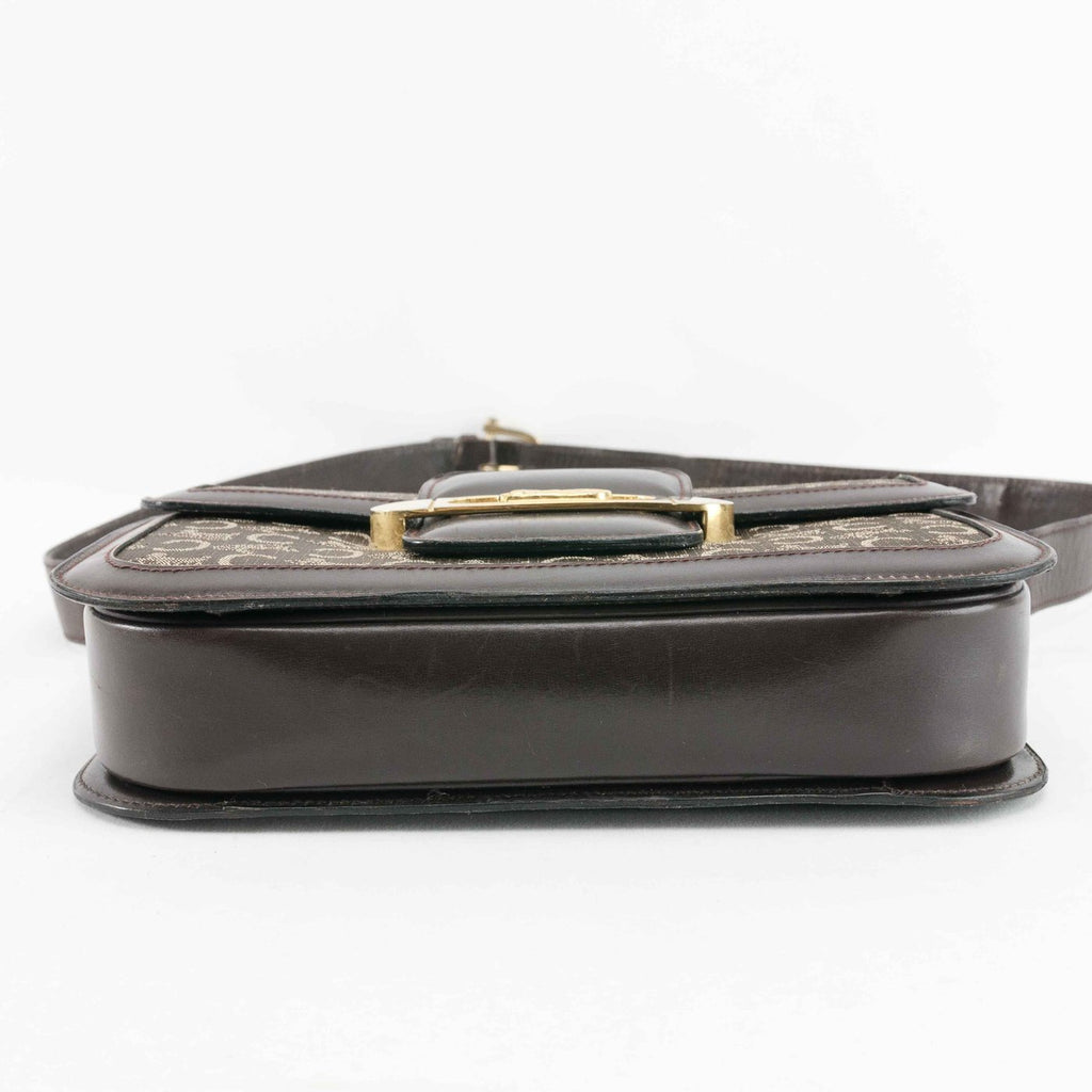 Vintage Celine Macadam Horse Carriage Shoulder Bag