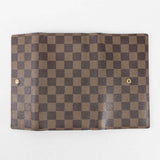 Authentic Louis Vuitton Brown Damier Trifold Wallet
