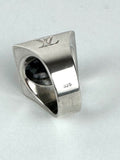 Authentic Louis Vuitton Chevalier Obsidian Ring