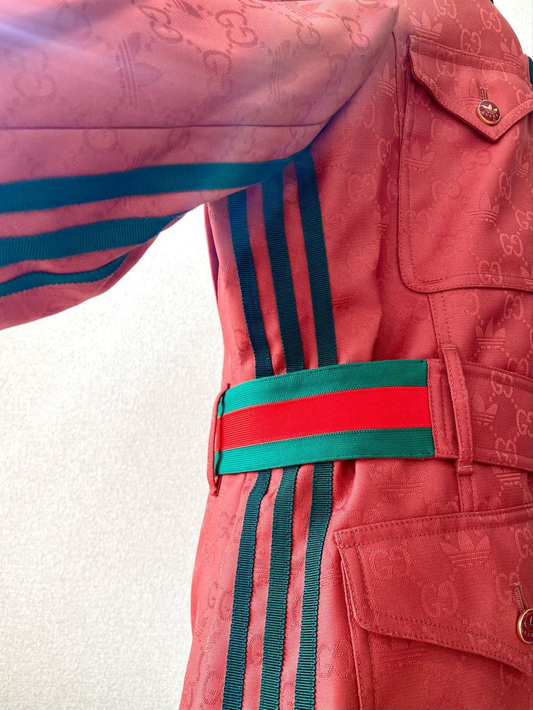 Gucci x Adidas GG Trefoil Coat