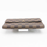 Authentic Louis Vuitton Brown Damier Trifold Wallet