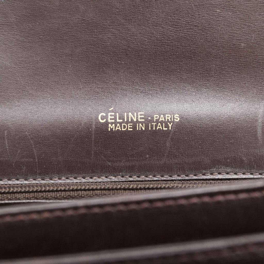 Vintage Celine Macadam Horse Carriage Shoulder Bag