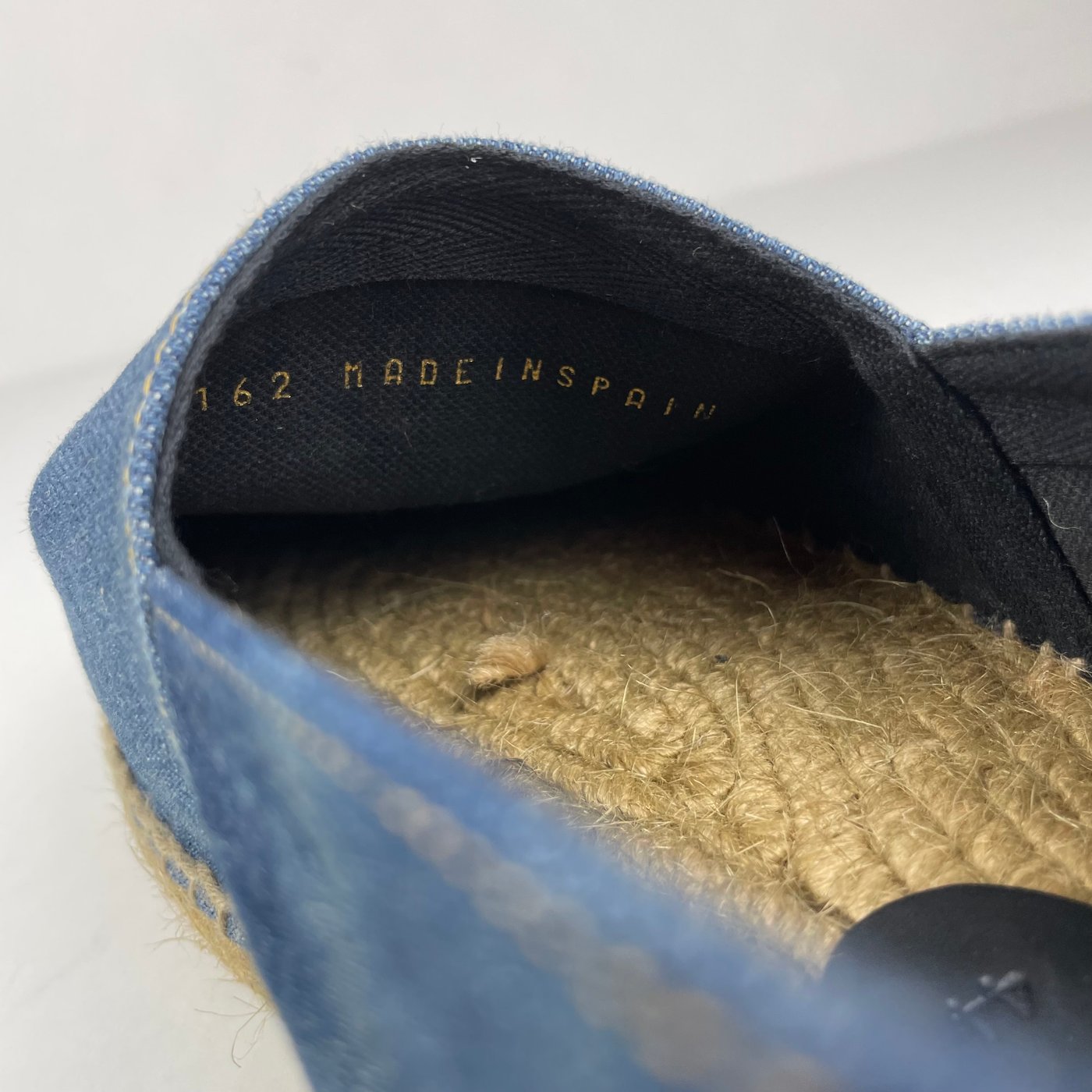Yves Saint Laurent logo-embroidered denim espadrilles