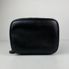 Authentic Black Quilted Lambskin CC Zipper pull Vanity Case