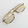 Gucci GG1250S 001 Gold Metal Aviator Eyeglasses