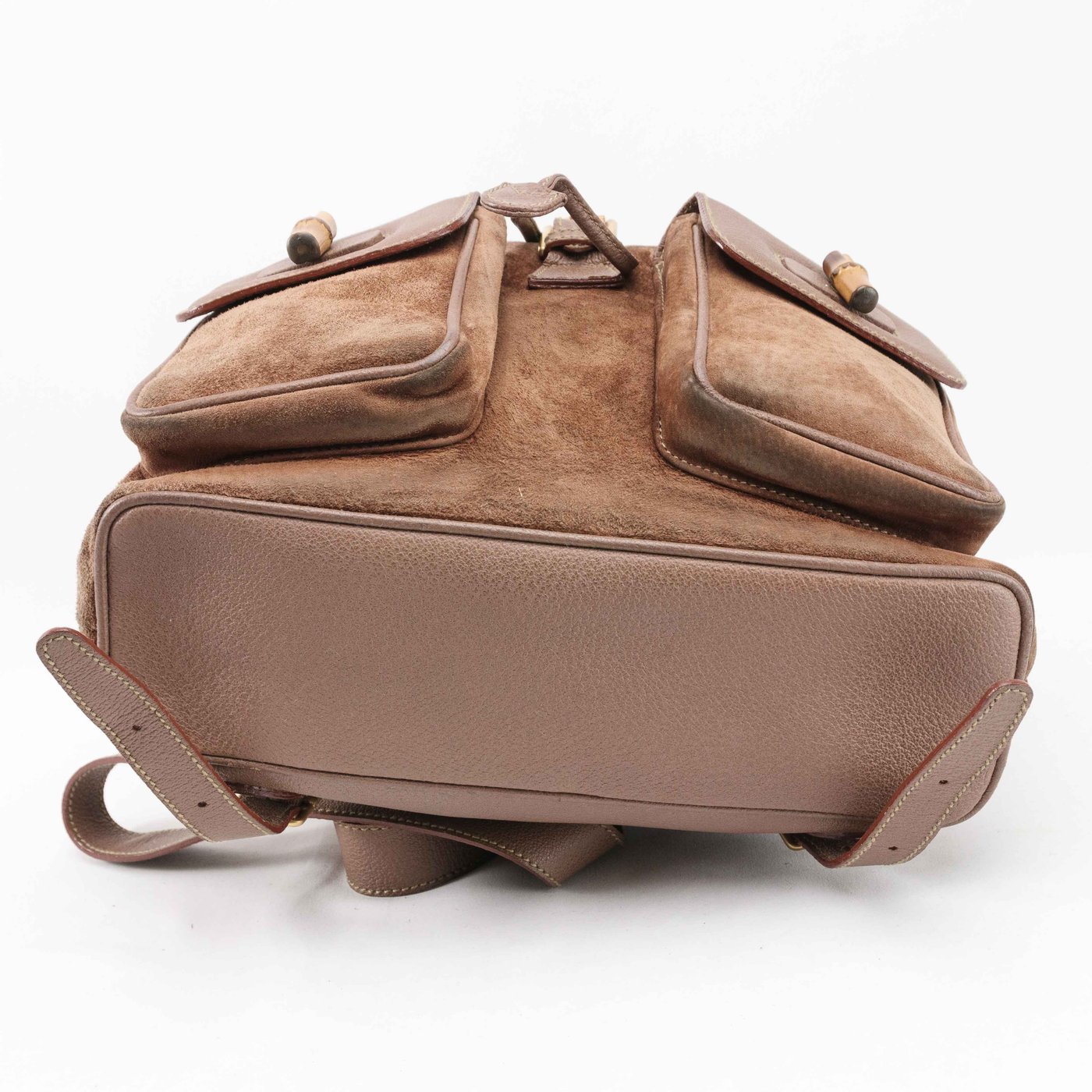 Gucci Suede Bamboo Handle Backpack – Connect Japan Luxury