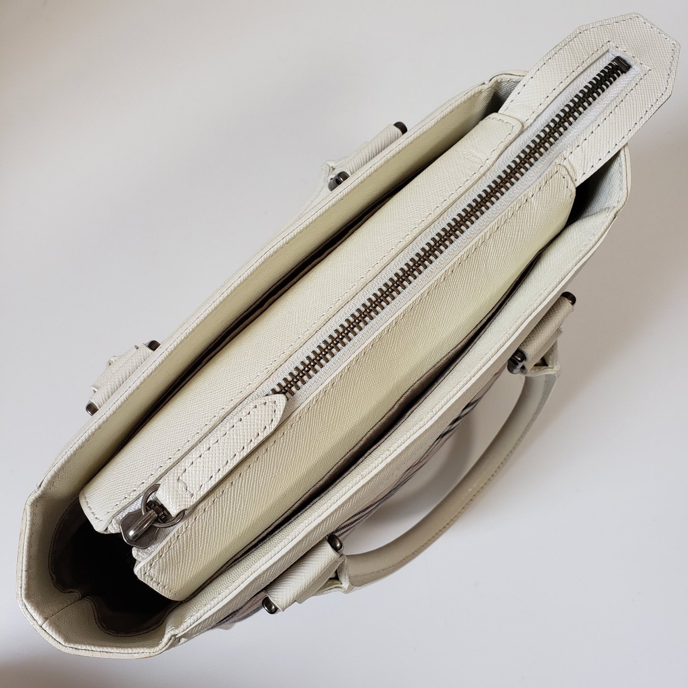 Burberry Novacheck canvas & leather handbag