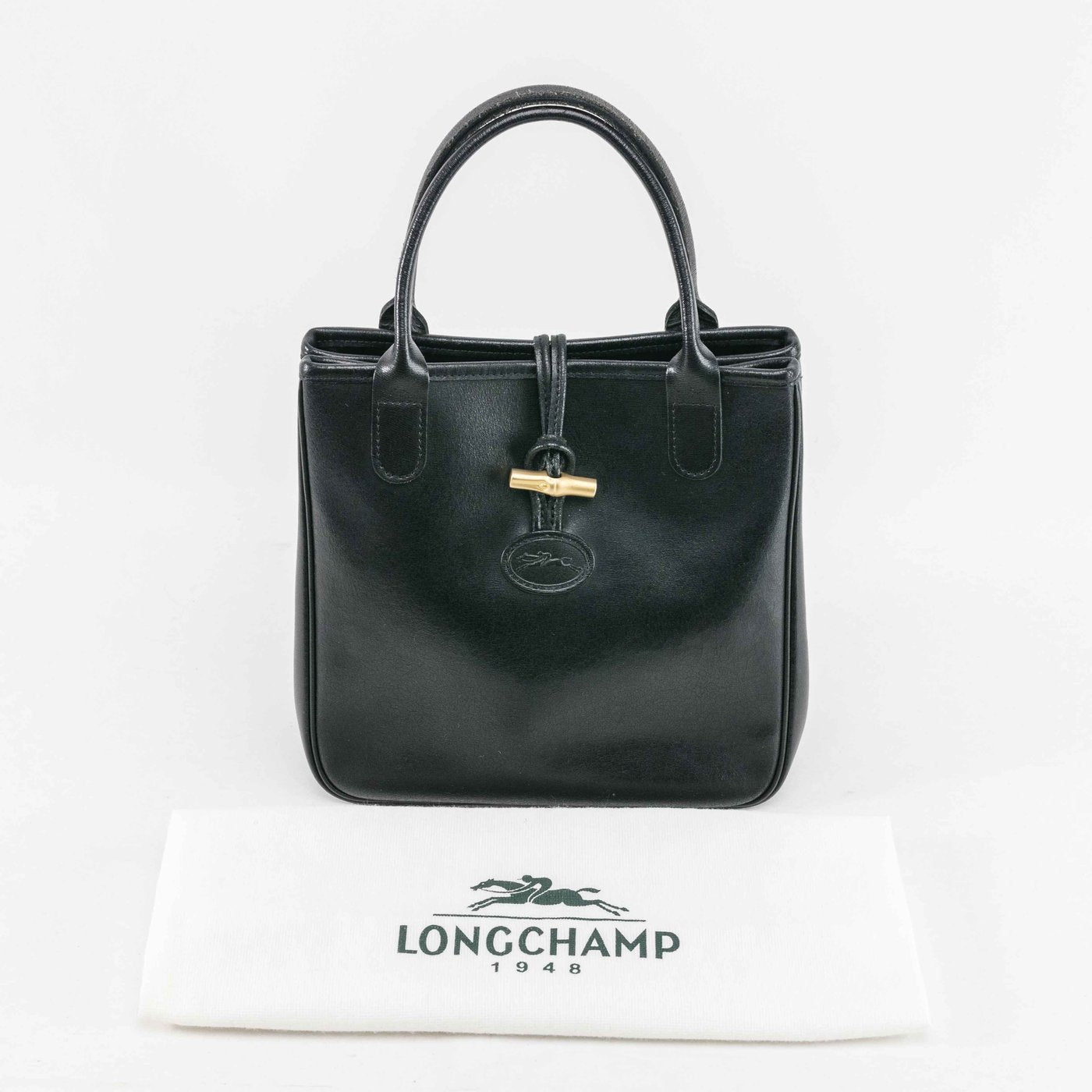 LONGCHAMP ロンシャン レザー トートバッグ L ラージ パリ