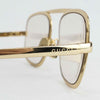 Gucci GG1250S 001 Gold Metal Aviator Eyeglasses