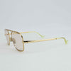 Gucci GG1250S 001 Gold Metal Aviator Eyeglasses