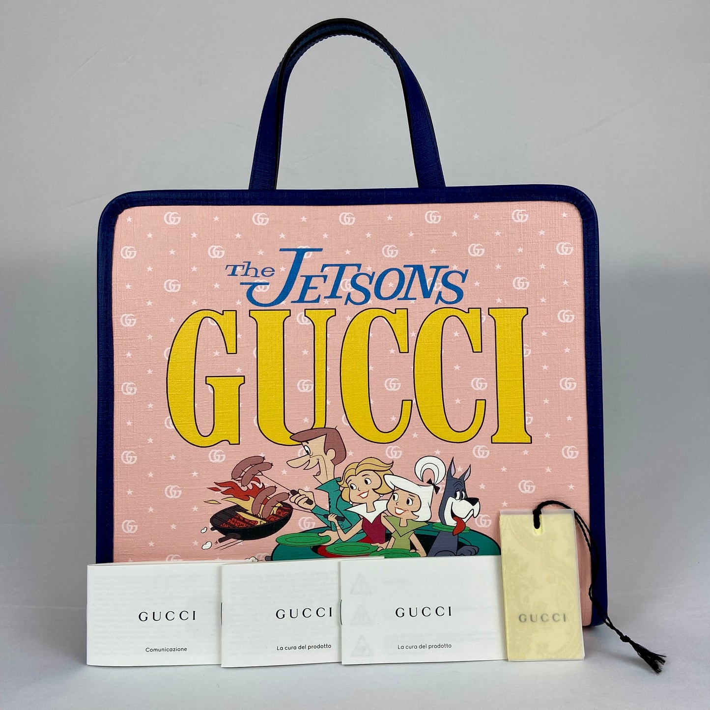Authentic Gucci x The Jetsons GG Supreme Canvas Tote Bag - Handbag