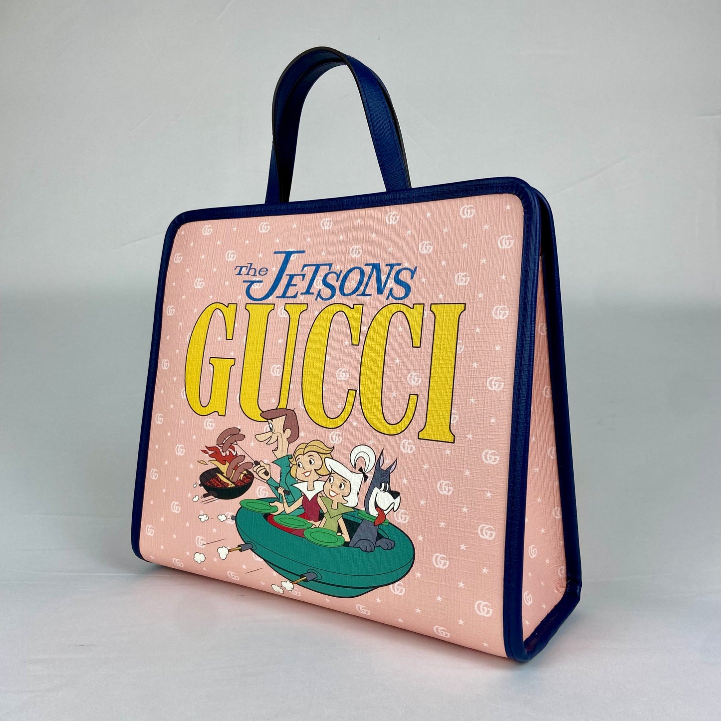 Authentic Gucci x The Jetsons GG Supreme Canvas Tote Bag - Handbag
