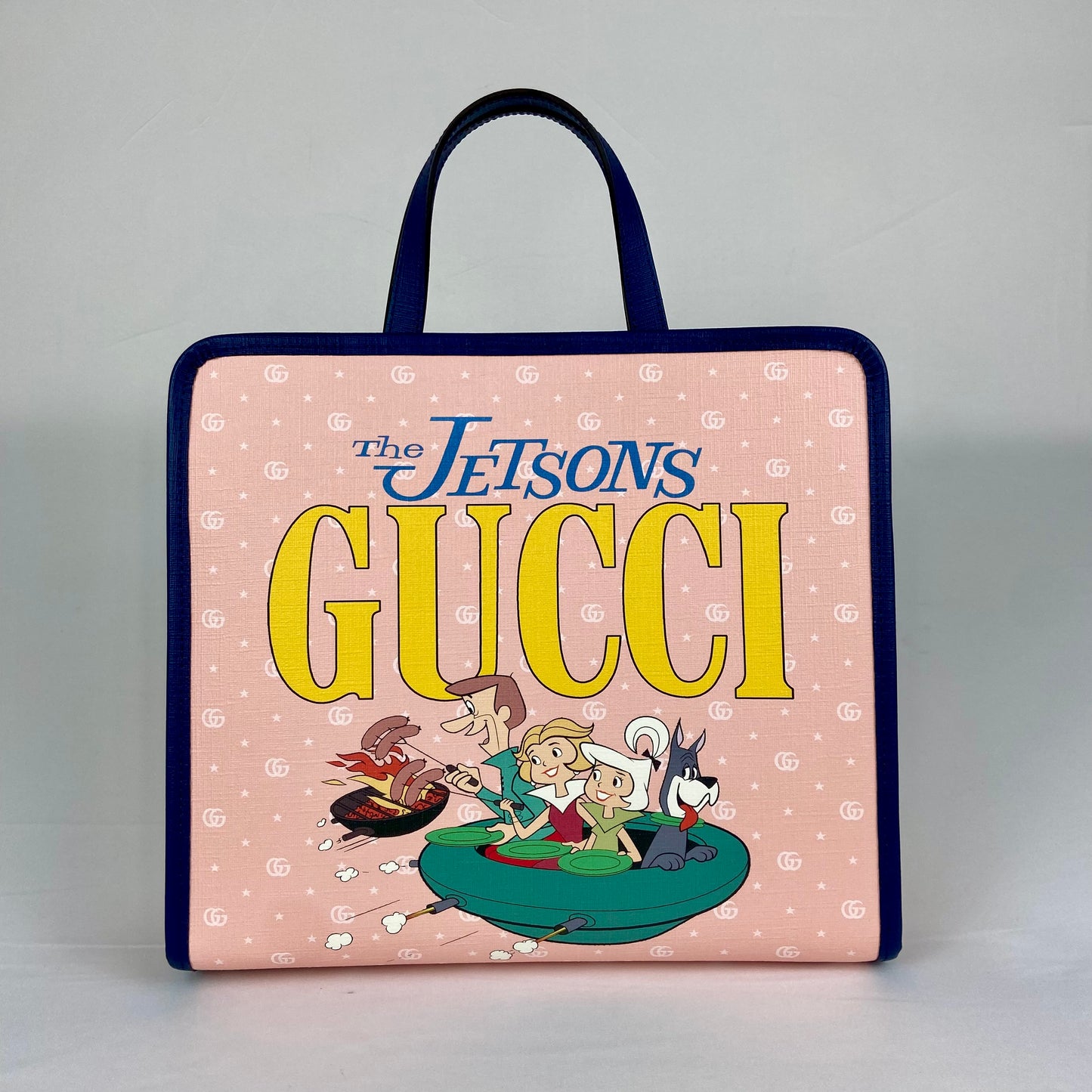 Authentic Gucci x The Jetsons GG Supreme Canvas Tote Bag - Handbag