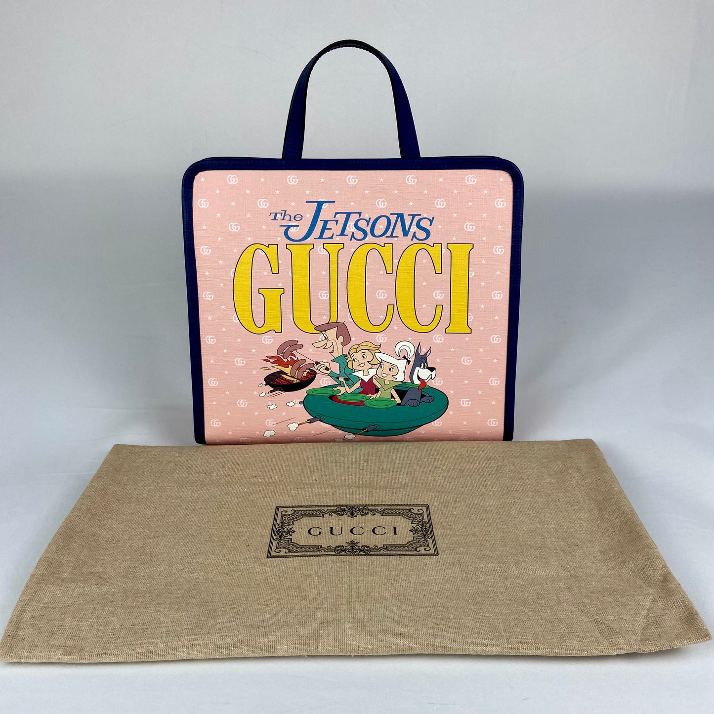Authentic Gucci x The Jetsons GG Supreme Canvas Tote Bag - Handbag