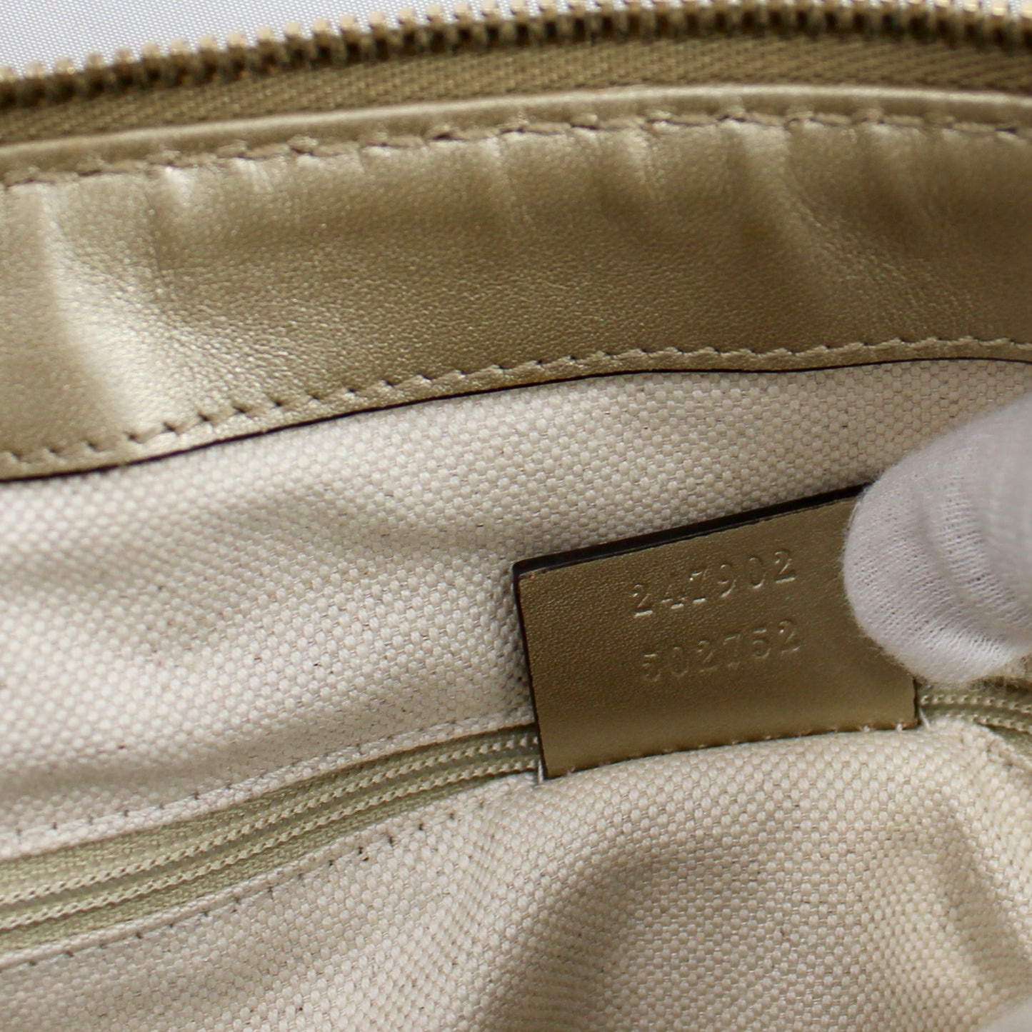 Gucci GG Monogram Gold Patent Leather Tote Bag with Shoulder Strap