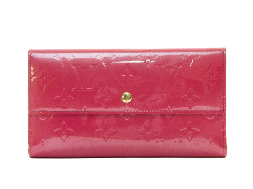 Louis Vuitton Fuchsia Vernis Patent Leather Card Wallet