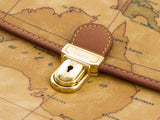 Authentic Alviero Martini Classe world map brown shoulder bag - Connect Japan Luxury - 13