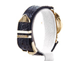 Authentic Gianni Versace vintage signature Medusa Gold plated Quartz watch - Connect Japan Luxury - 9