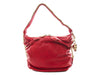 Thomas Wylde Red Leather gold skull and chain strap handbag purse