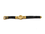 Authentic vintage ladies Gianni Versace medusa Gold plated quartz watch - Connect Japan Luxury - 10