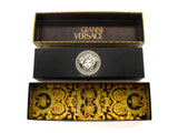 Authentic Gianni Versace vintage medusa Gold plated quartz watch + box - Connect Japan Luxury - 12