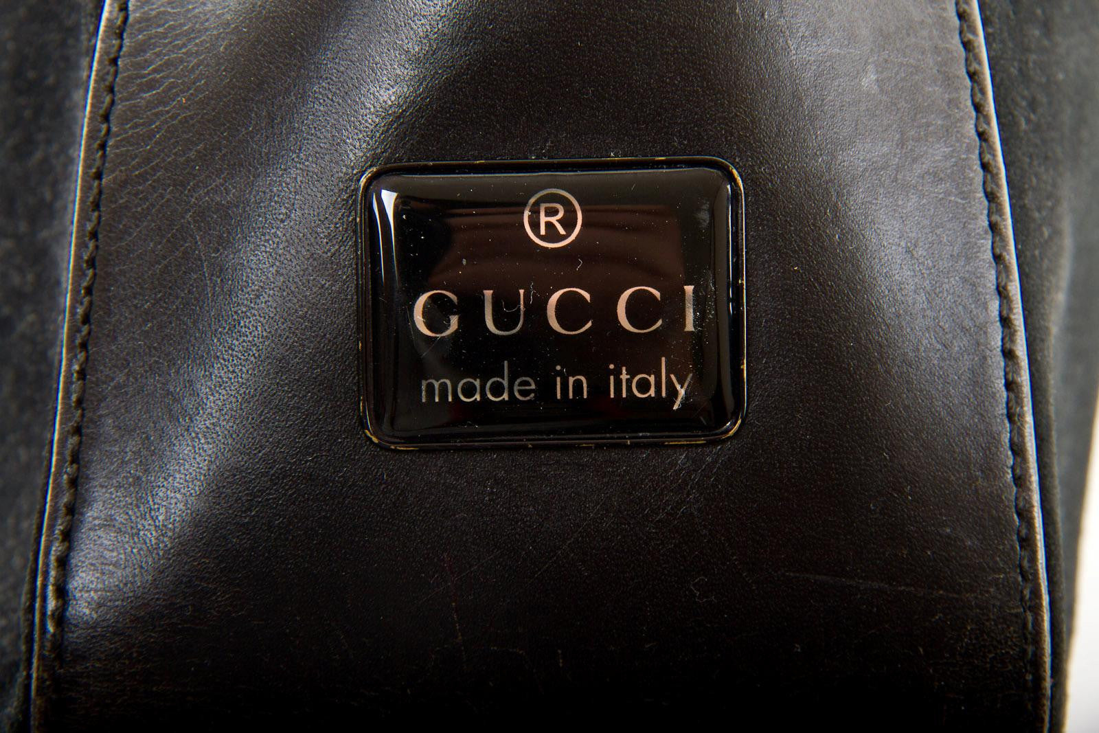 Sac à bandoulière soho en cuir Gucci Black in Leather - 38002531