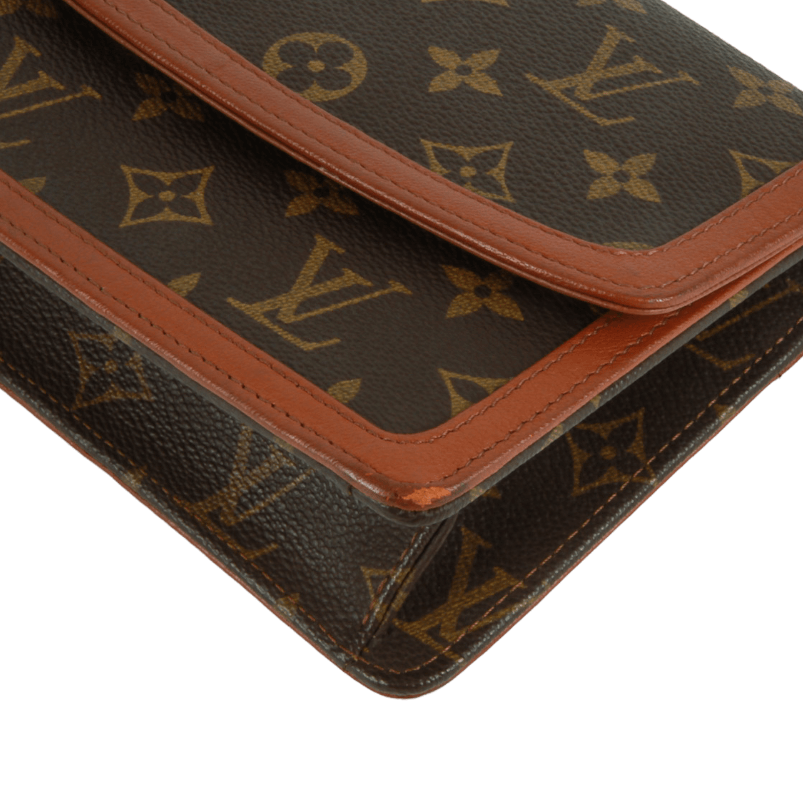 Louis Vuitton button wallet. Monogram pattern with pi… - Gem