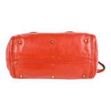 Authentic Chloe red leather mini Paddington Satchel Shoulder/Hand bag