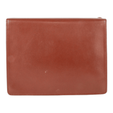 Authentic Must De Cartier Bordeaux leather clutch purse