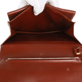 Authentic Must De Cartier Bordeaux leather clutch purse