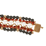 Authentic MiuMiu Cammeo Crystal and Resin Bracelet
