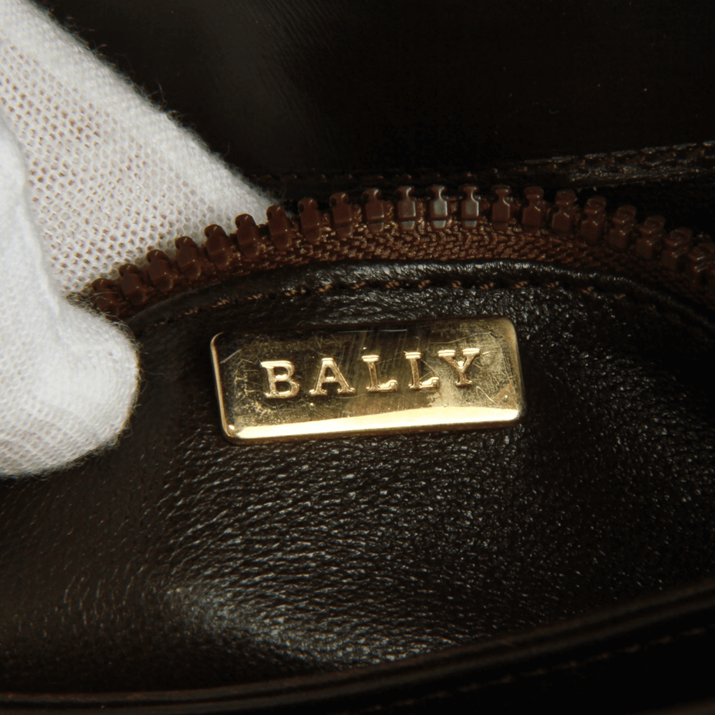 Authentic Bally Brown leather handbag