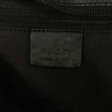 Authentic Gucci black GG Monogram Canvas handbag