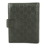 Authentic Gucci Black Leather Agenda Notebook