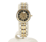 Authentic Gianni Versace Signature Medusa face Gold Plated Watch