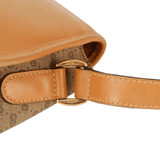 Authentic old Gucci canvas & leather shoulder bag