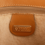 Authentic old Gucci canvas & leather shoulder bag