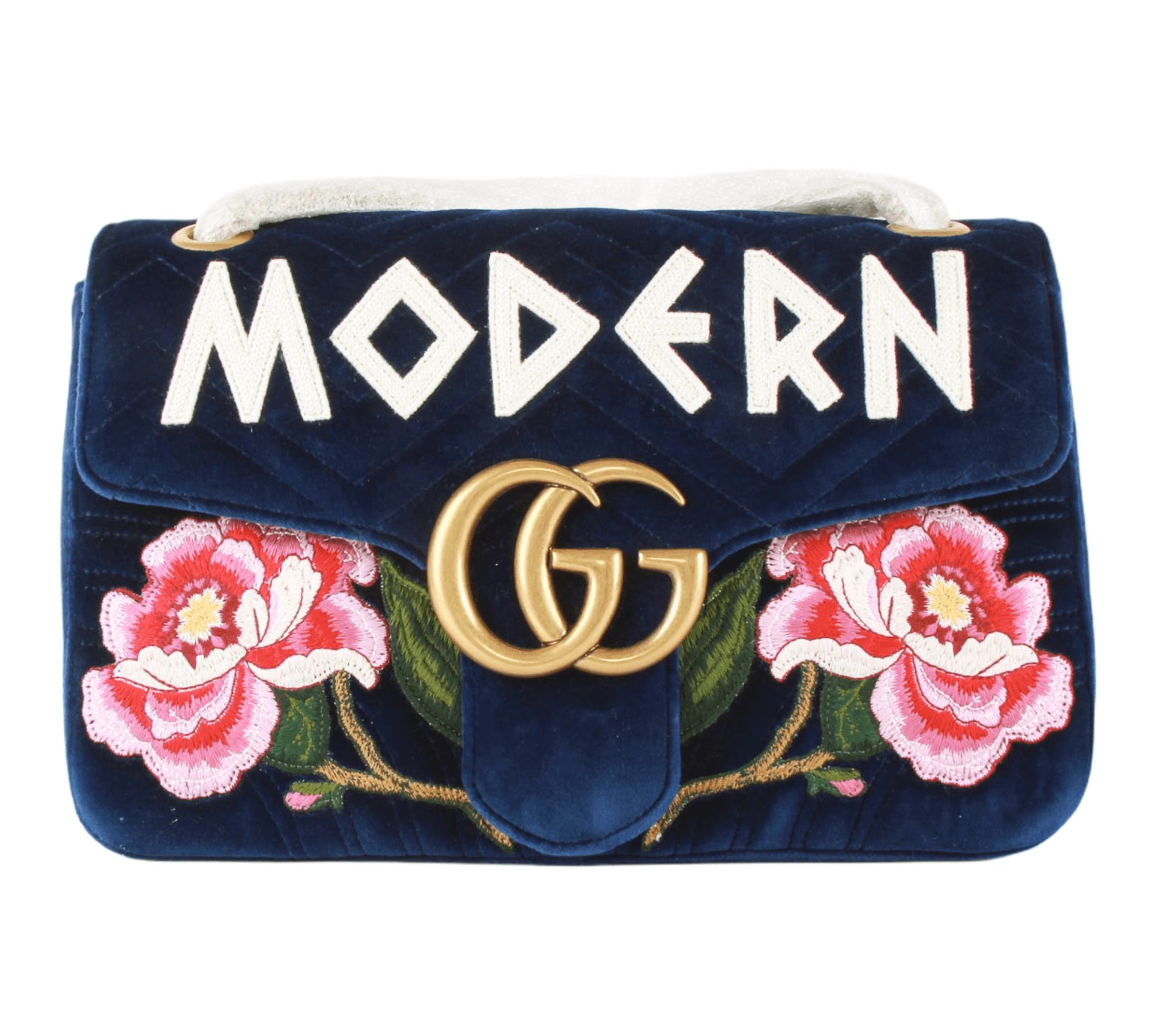 Gucci GG Marmont Velvet Crossbody Bag