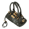 Authentic Chloe black leather mini Paddington Satchel Shoulder/Hand bag