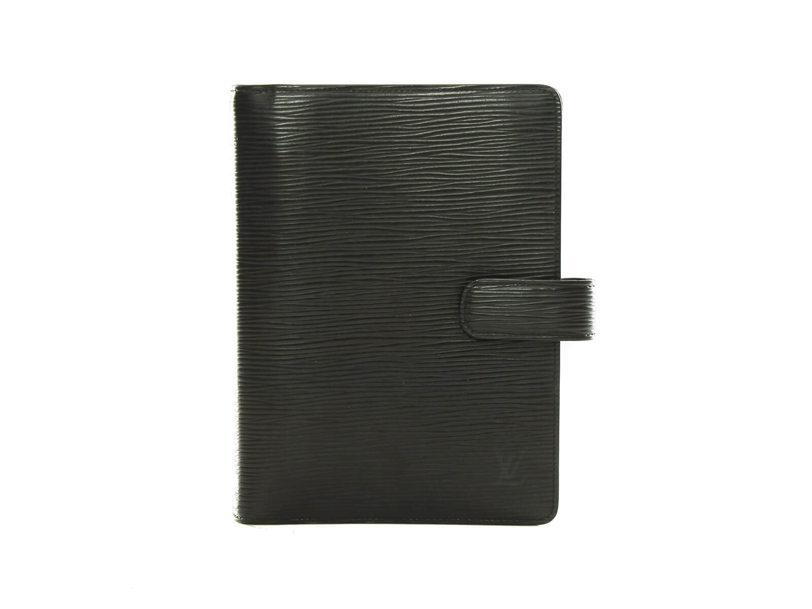 Louis Vuitton Agenda MM Black Leather ref.963469 - Joli Closet